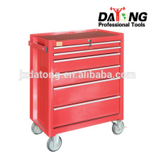 Steel Toolbox mit Truhen und Rollenschränken 4 Rollen (rot)